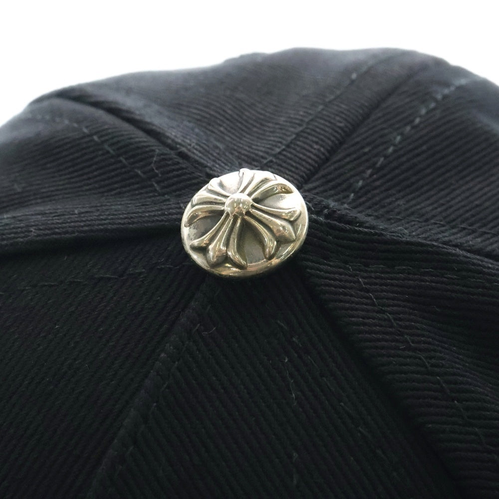 CHROME HEARTS(クロムハーツ) Horseshoe Cross Baseball Cap ホースシュー クロス刺繍 ベースボールキャップ ブラック