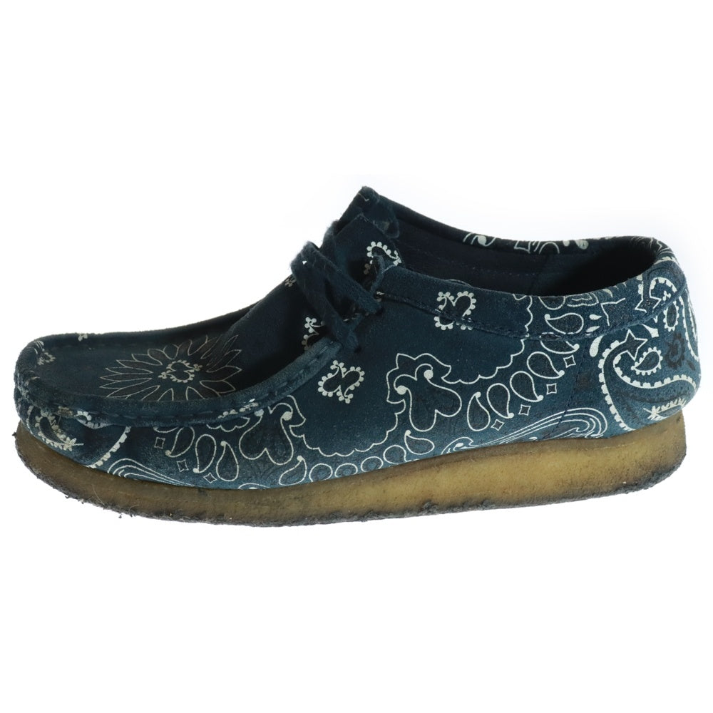 SUPREME(シュプリーム) 19SS ×Clarks Bandana Wallabee クラークス バンダナ ワラビー ローカットスニーカー ネイビー