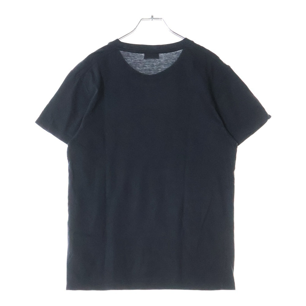 SAINT LAURENT PARIS(サンローランパリ) BLOOD LUSTER ブラッドラスター プリント クルーネック 半袖Tシャツ カットソー ブラック 378983 Y2LS1