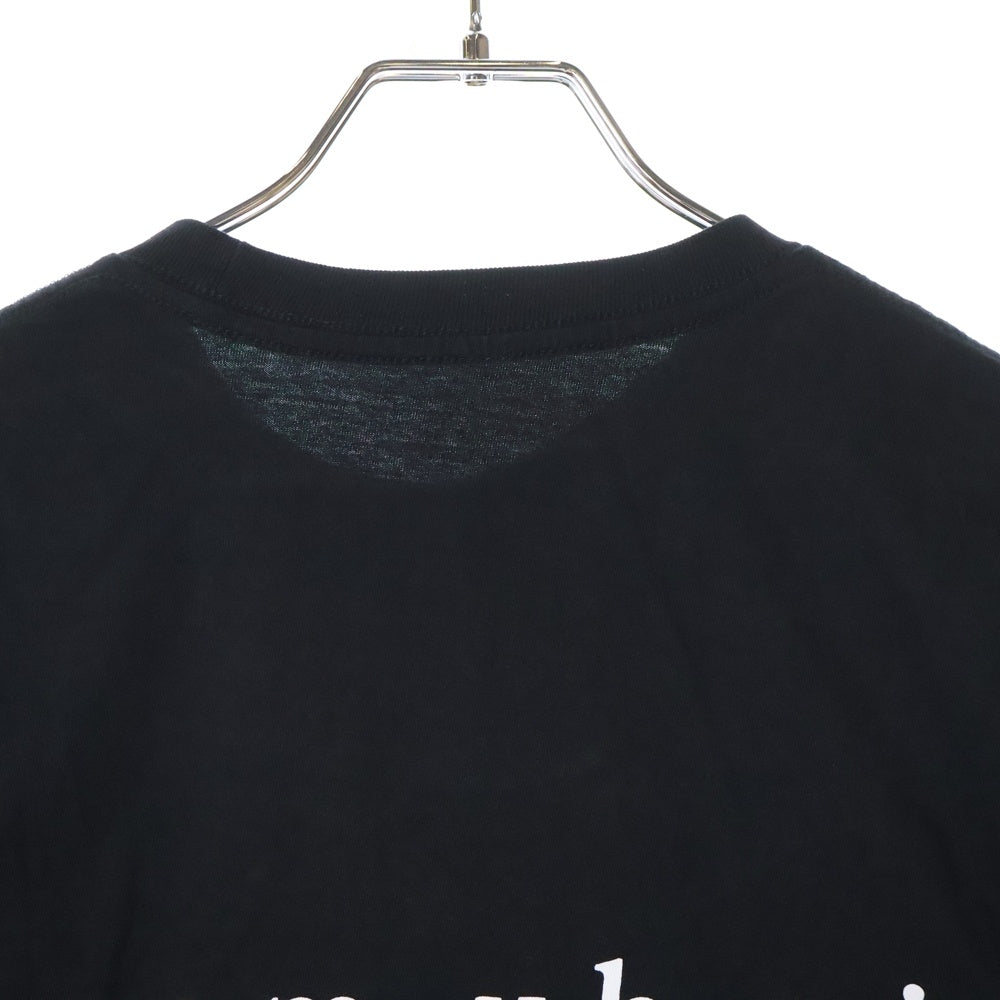 ih nom uh nit PARIS(インノミネイトパリス) ×NARCOS PABLO ESCOBAR ナルコス パブロエスコバル フォトプリント クルーネック コットン 半袖Tシャツ カットソー ブラック