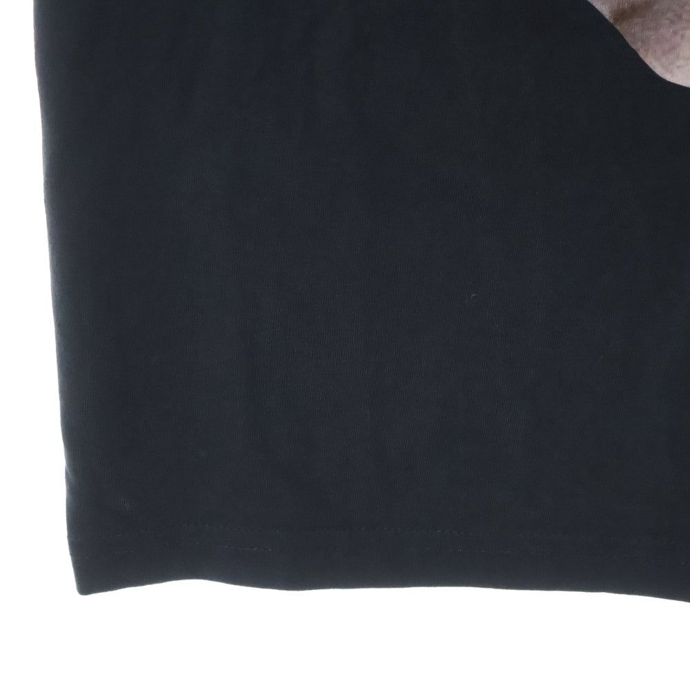 ih nom uh nit PARIS(インノミネイトパリス) ×NARCOS PABLO ESCOBAR ナルコス パブロエスコバル フォトプリント クルーネック コットン 半袖Tシャツ カットソー ブラック