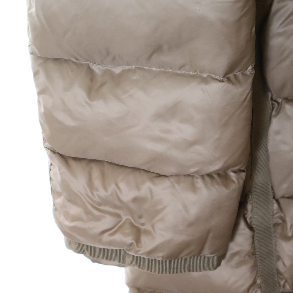 MONCLER(モンクレール) HERMINE エルミンヌ フーディー ロング ダウン ジャケット コート ベージュ レディース 420934933905 53048
