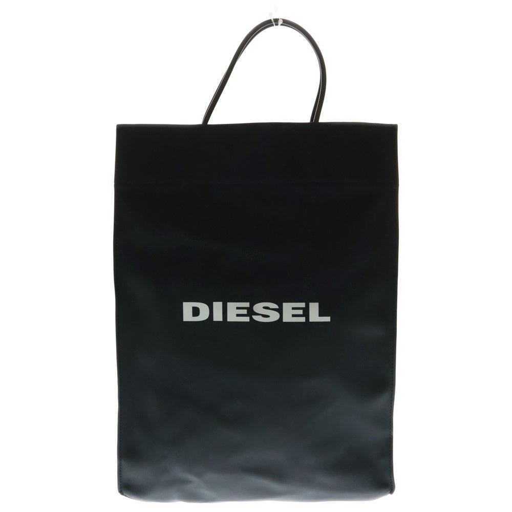 DIESEL(ディーゼル) ロゴプリント 2WAY トートバッグ ショルダーバッグ ブラック DSL-1978-RR55