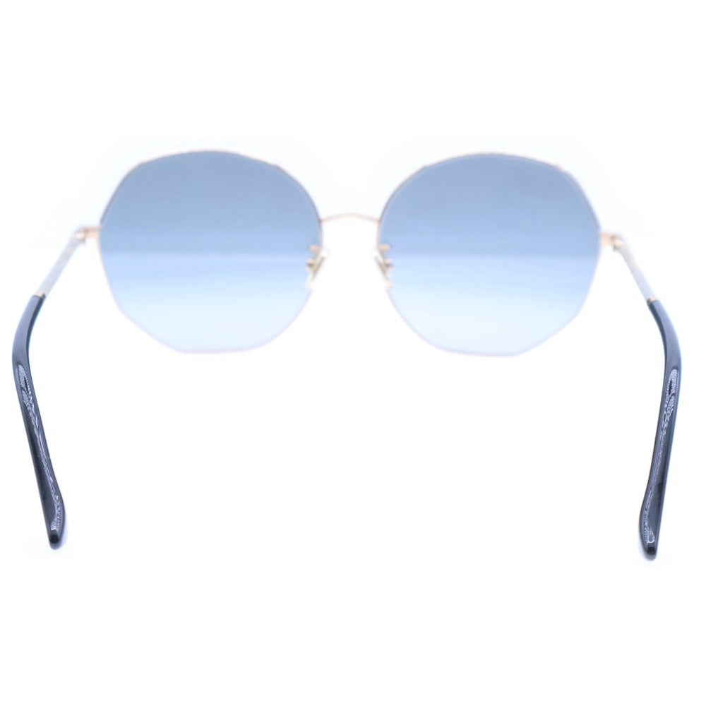 JIMMY CHOO(ジミーチュウ) RHLFQ ゴールドフレーム ブラックレンズ サングラス アイウェア ゴールド/ブラック