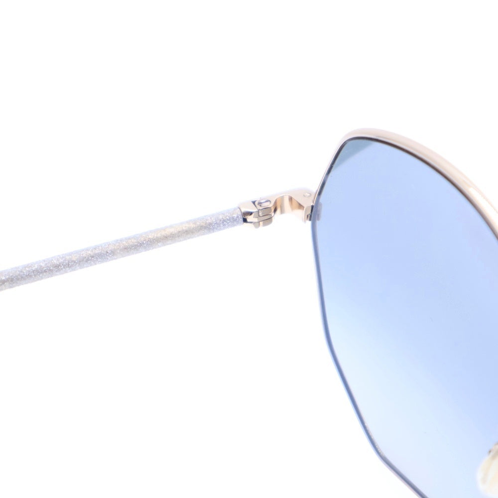 JIMMY CHOO(ジミーチュウ) RHLFQ ゴールドフレーム ブラックレンズ サングラス アイウェア ゴールド/ブラック