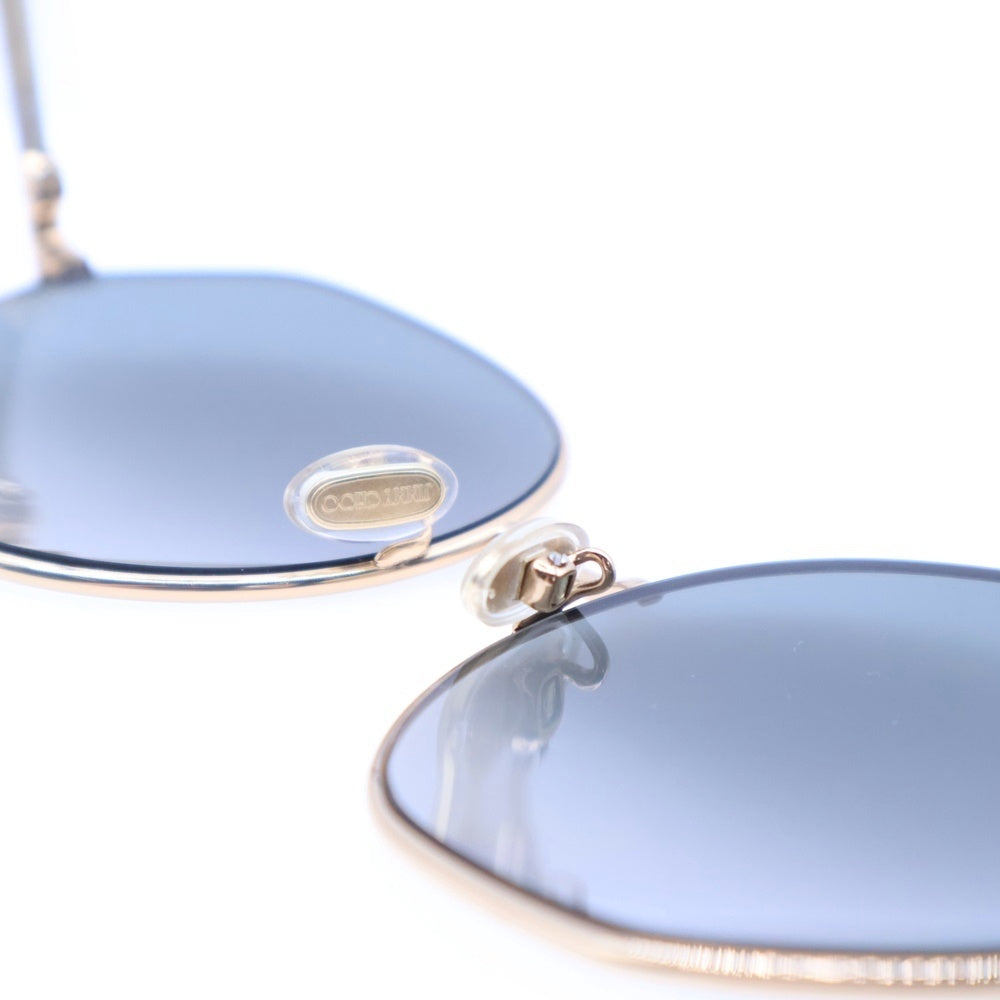 JIMMY CHOO(ジミーチュウ) RHLFQ ゴールドフレーム ブラックレンズ サングラス アイウェア ゴールド/ブラック