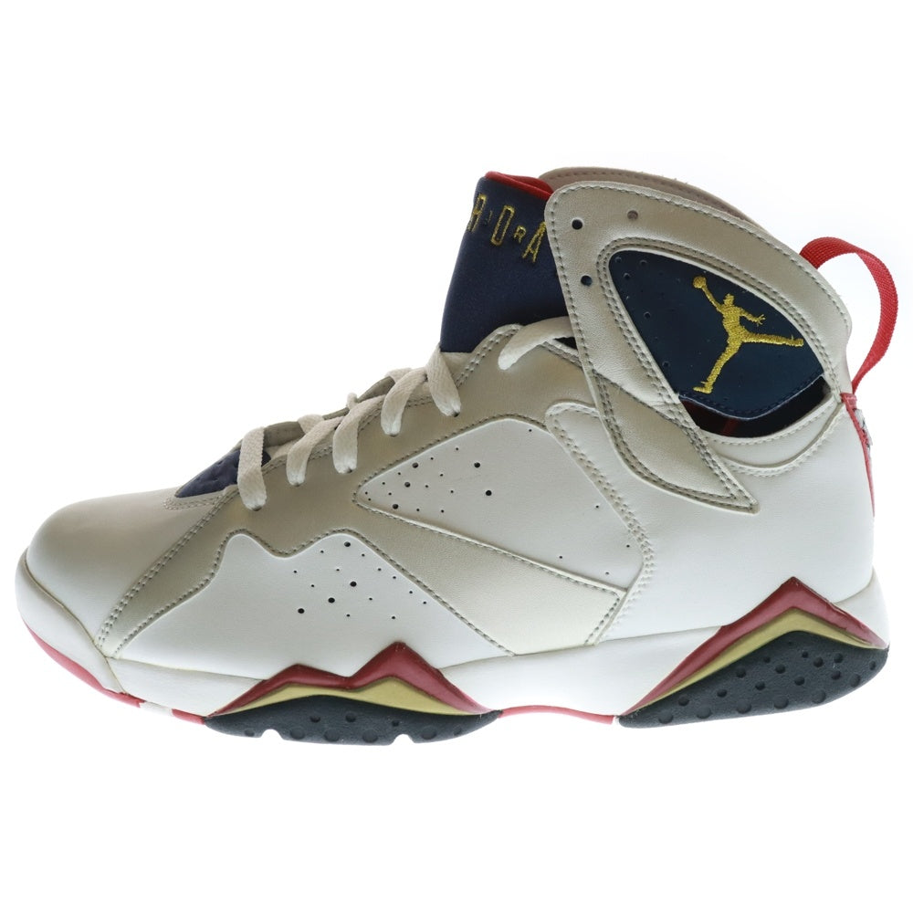 NIKE(ナイキ) 【観賞用 2004年製】 AIR JORDAN 7 RETRO OLYMPIC エア ジョーダン 7 レトロ オリンピック ハイカットスニーカー ホワイト US9.5/27.5cm 304775-171