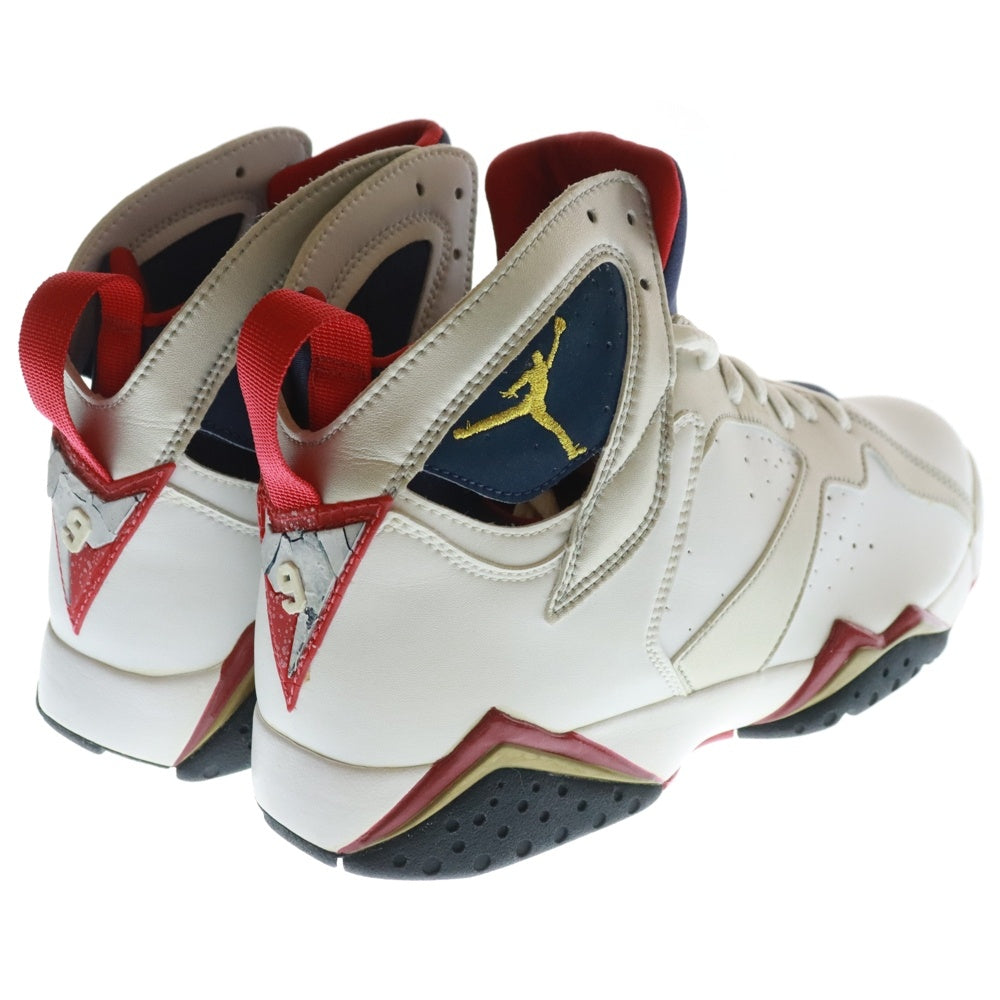 NIKE(ナイキ) 【観賞用 2004年製】 AIR JORDAN 7 RETRO OLYMPIC エア ジョーダン 7 レトロ オリンピック ハイカットスニーカー ホワイト US9.5/27.5cm 304775-171