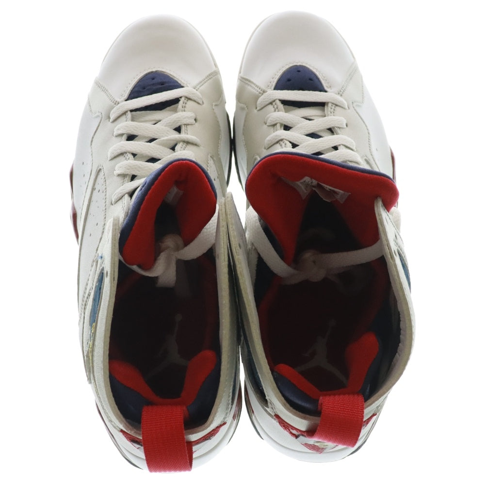 NIKE(ナイキ) 【観賞用 2004年製】 AIR JORDAN 7 RETRO OLYMPIC エア ジョーダン 7 レトロ オリンピック ハイカットスニーカー ホワイト US9.5/27.5cm 304775-171