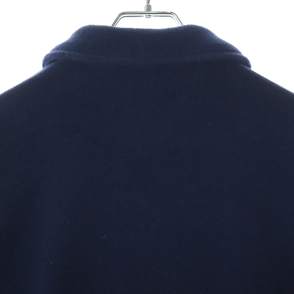 STUSSY(ステューシー) POLAR FLEECE ZIP UP SHIRT ポーラー ジップアップ 胸ポケット フリースジャケット ブルー 118344