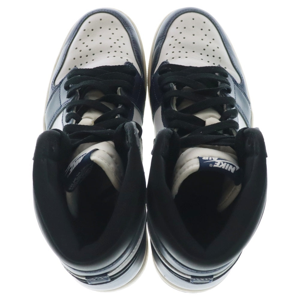 NIKE(ナイキ) AIR JORDAN 1 RETRO HIGH OG MIDNIGHT NAVY エア ジョーダン1 レトロ ミッドナイト ハイカットスニーカー ネイビー US9.5/27.5cm DZ5485-401