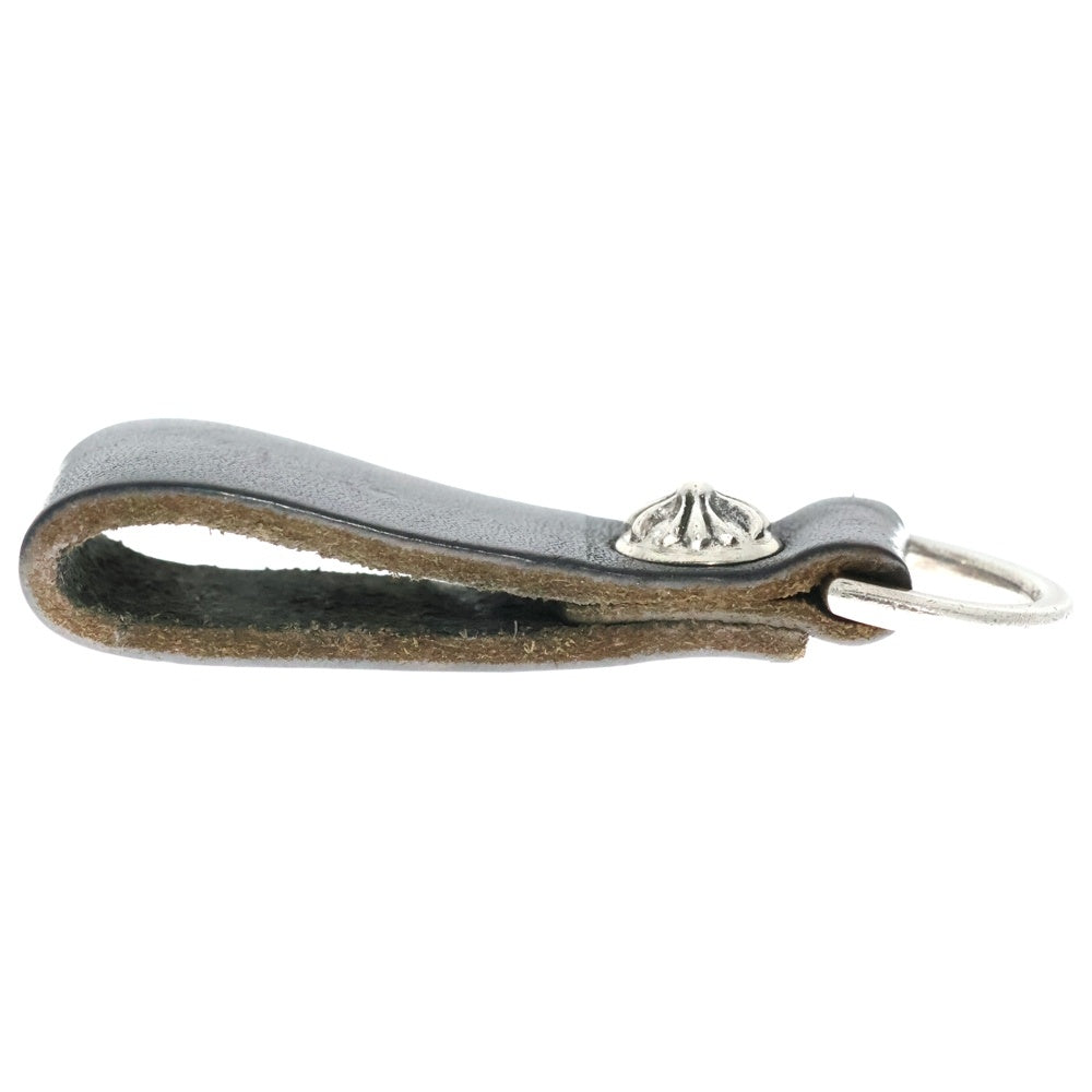 CHROME HEARTS(クロムハーツ) BELT LOOP D RING Dリング クロスボールベルトループ ブラック/シルバー BCA415