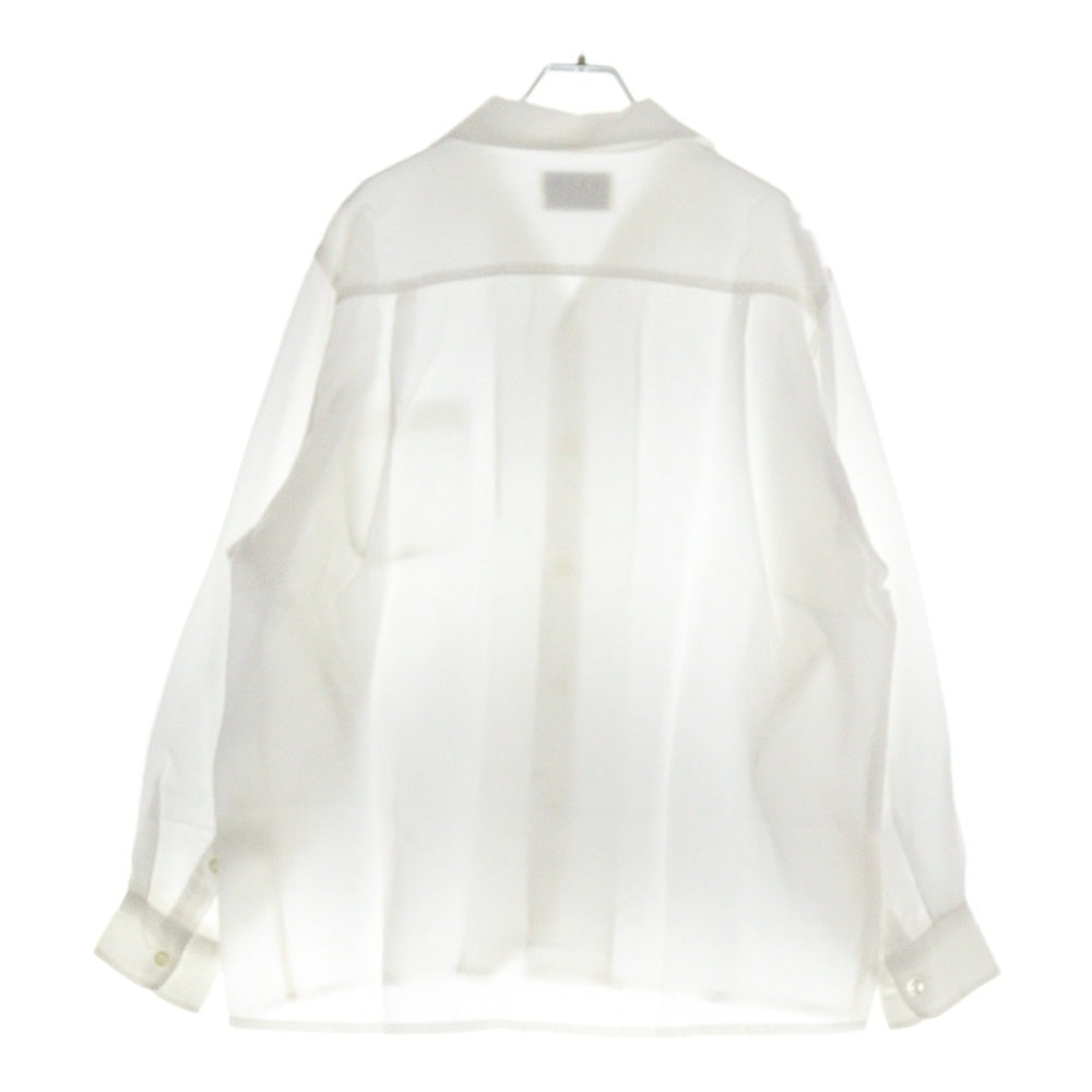 WACKO MARIA(ワコマリア) 50'S OPEN COLLAR SHIRT L/S オープンカラーシャツ ホワイト