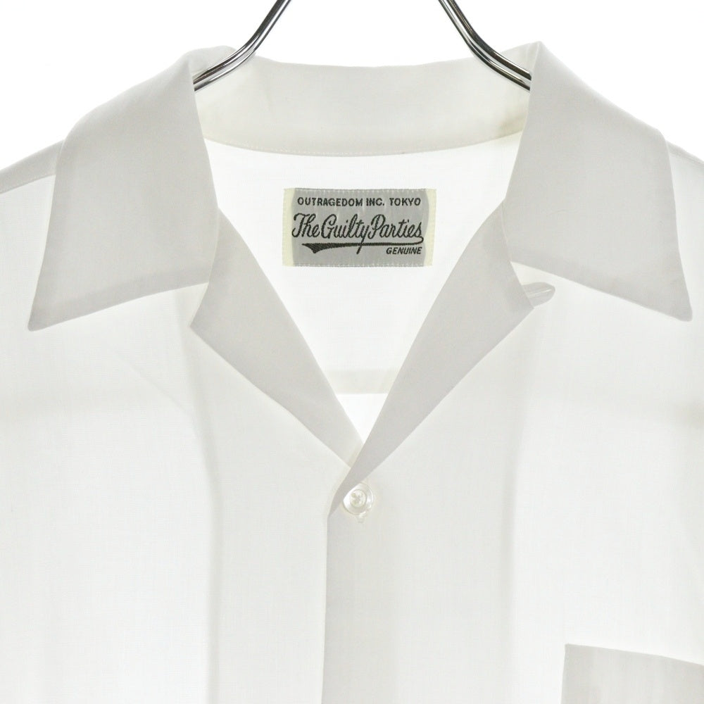 WACKO MARIA(ワコマリア) 50'S OPEN COLLAR SHIRT L/S オープンカラーシャツ ホワイト