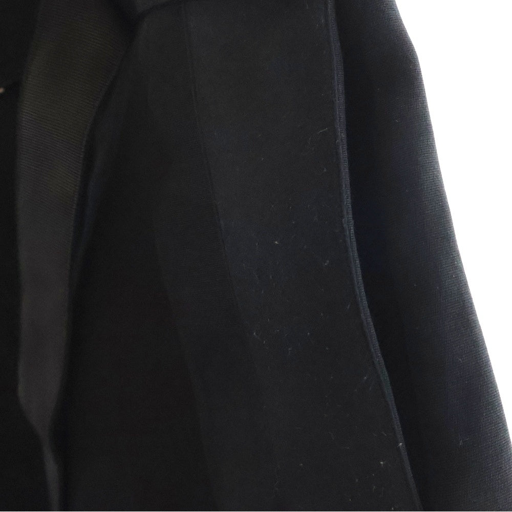 Sacai(サカイ) 24SS サイドライン スーチング切り替え ベルト タック ショーツ ハーフパンツ ブラック 24-07613