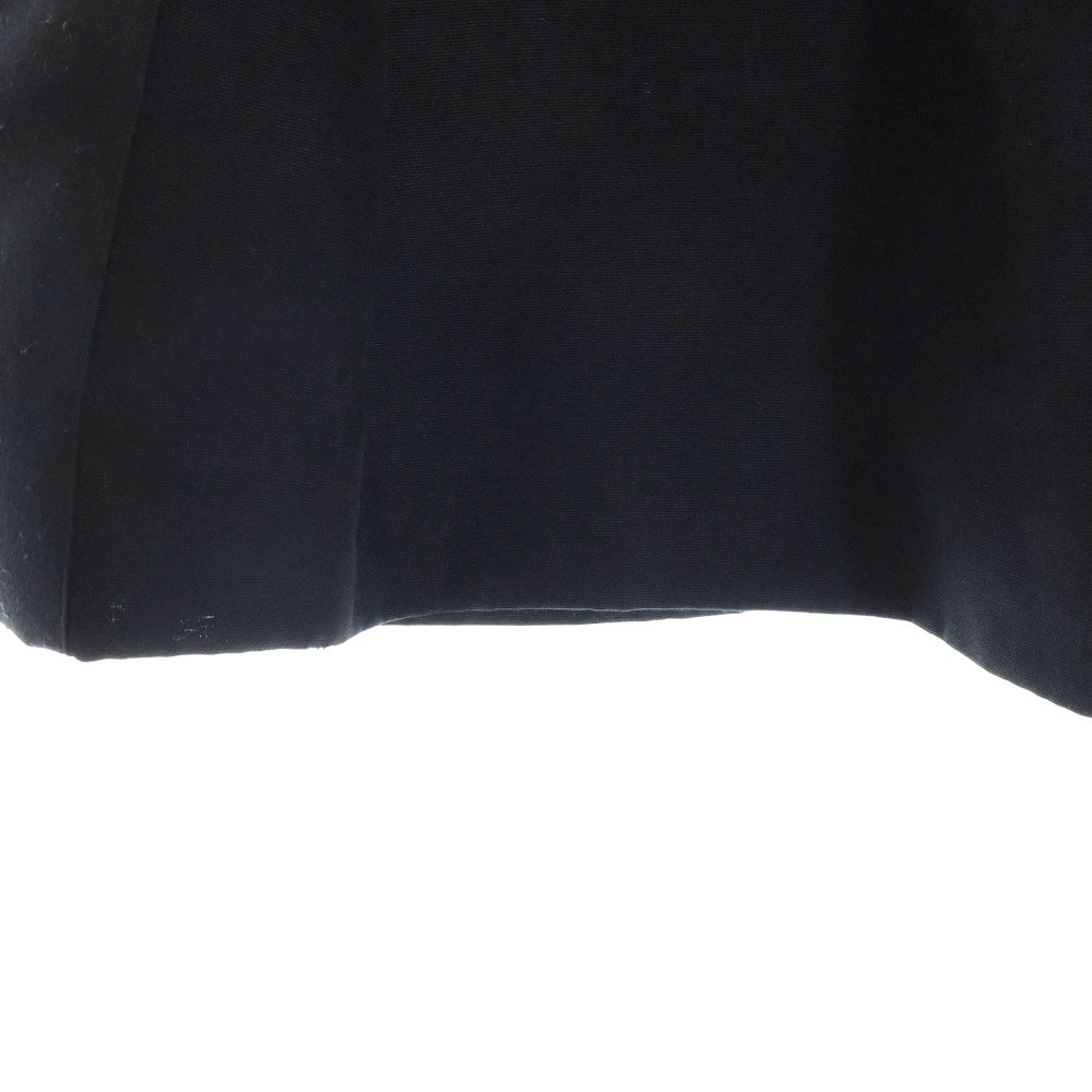 Sacai(サカイ) 24SS サイドライン スーチング切り替え ベルト タック ショーツ ハーフパンツ ブラック 24-07613