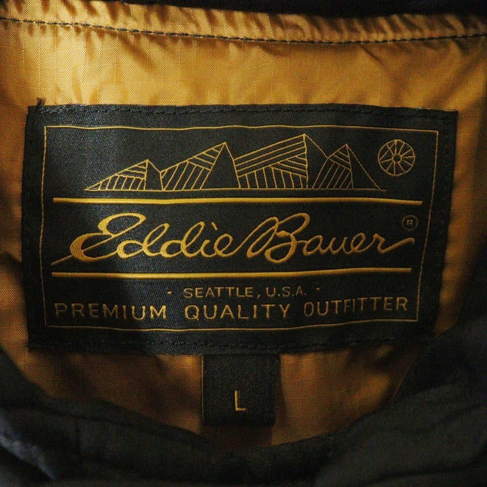 Eddie Bauer(エディバウワー) KARA KORAM PARKA カラコラム ジップアップ フーデッド ダウンジャケット ブラック EB0102-M1001
