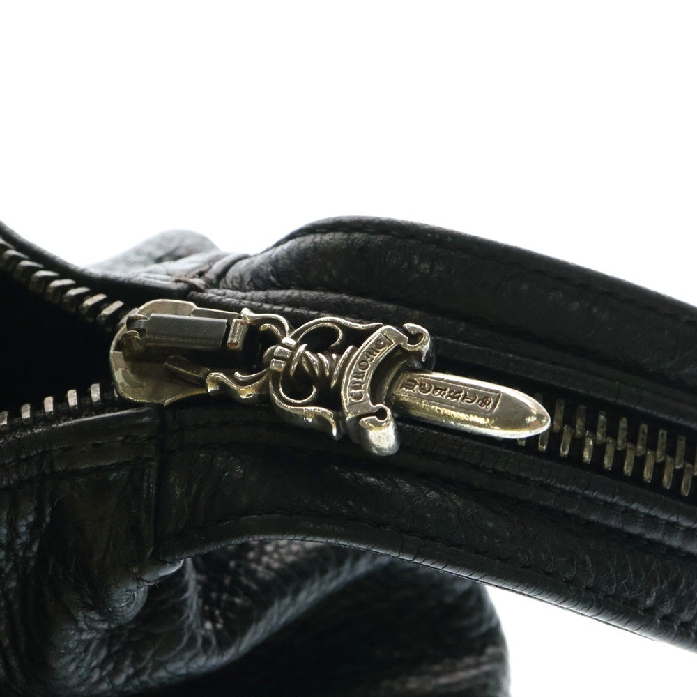 CHROME HEARTS(クロムハーツ) LELO レロ フレアニー ガンスリンガーバックル レザーショルダーバッグ ブラック