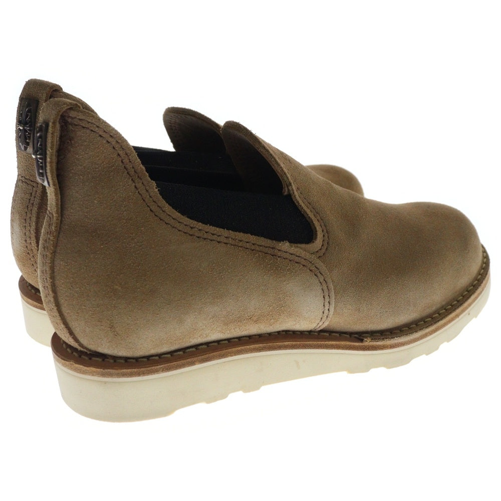 CHROME HEARTS(クロムハーツ) ×WESCO ROMEO ウエスコ ロメオ シルバー装飾 スエードレザー サイドゴアブーツ ローカットシューズ ブラウン