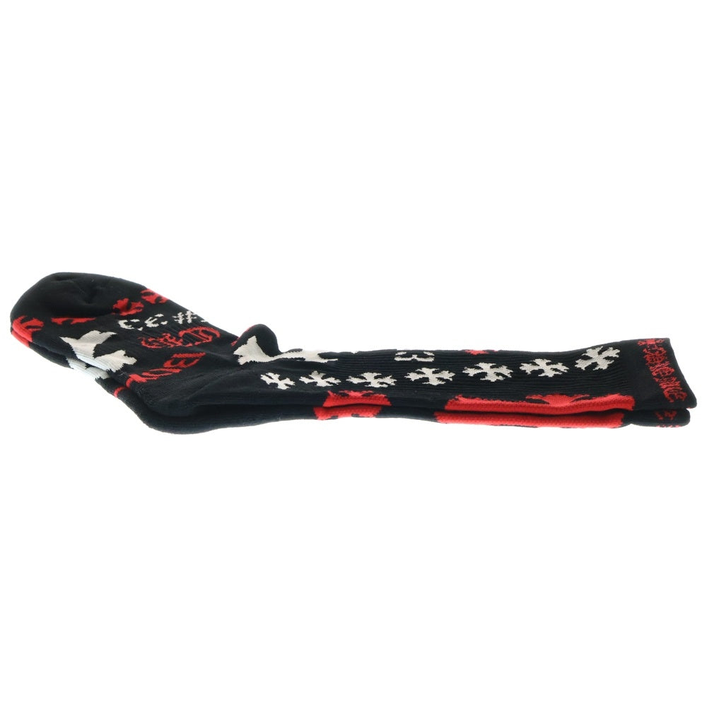 CHROME HEARTS(クロムハーツ) STENCIL SOCKS BLACK ステンシルソックス 靴下 ブラック
