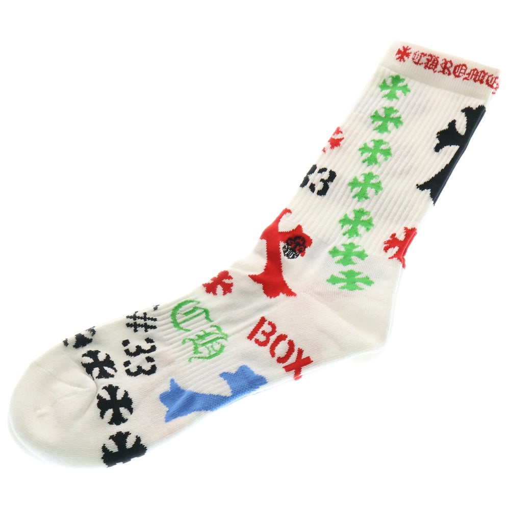 CHROME HEARTS(クロムハーツ) STENCIL SOCKS WHITE ステンシルソックス 靴下 ホワイト