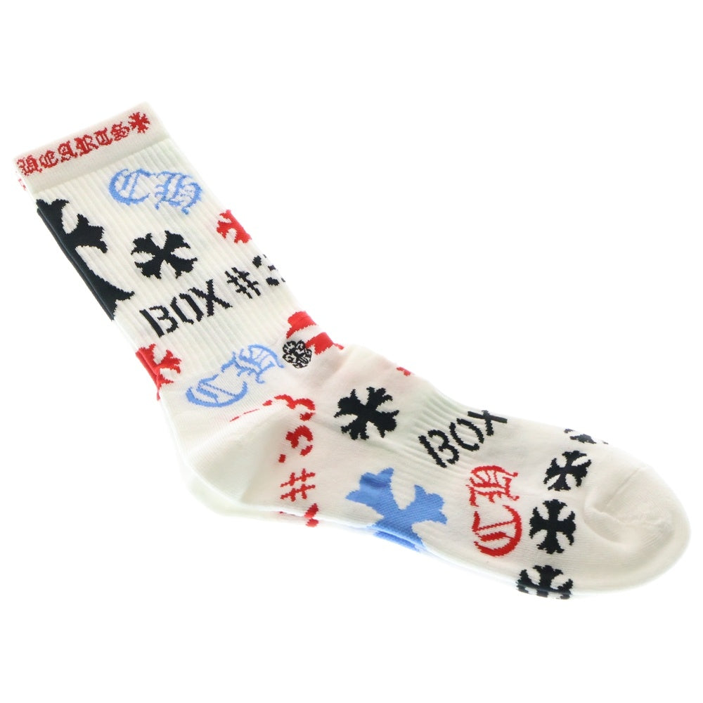 CHROME HEARTS(クロムハーツ) STENCIL SOCKS WHITE ステンシルソックス 靴下 ホワイト