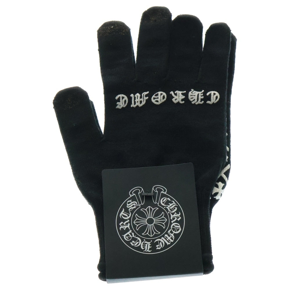 CHROME HEARTS(クロムハーツ) WORK GLOVES ワークグローブ 手袋 ブラック/ホワイト