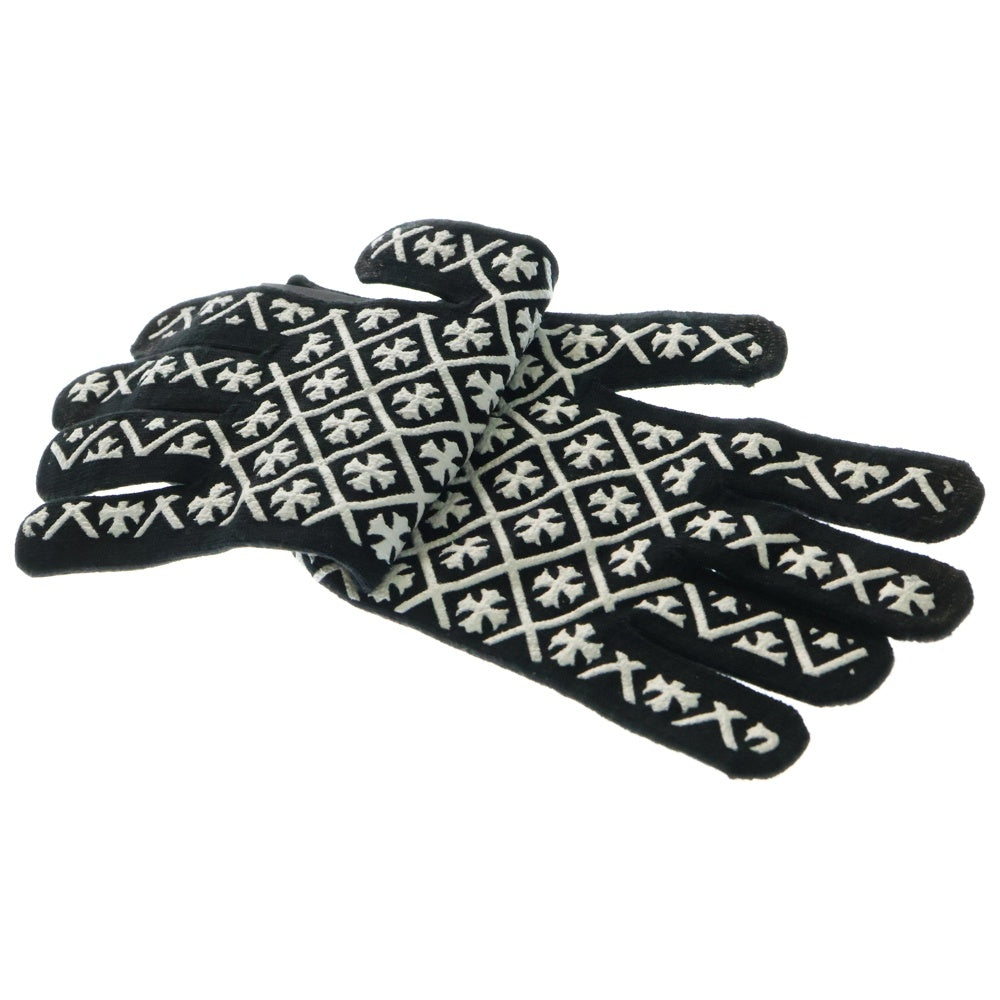 CHROME HEARTS(クロムハーツ) WORK GLOVES ワークグローブ 手袋 ブラック/ホワイト