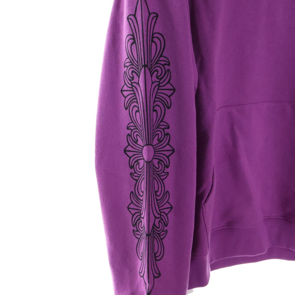 CHROME HEARTS(クロムハーツ) 21AW ×MATTYBOY SPIDER WEB HOODIE マッティボーイ スパイダーウェブ フーディ プルオーバースウェットパーカー ピンク
