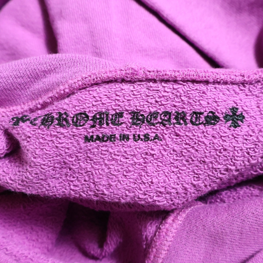 CHROME HEARTS(クロムハーツ) 21AW ×MATTYBOY SPIDER WEB HOODIE マッティボーイ スパイダーウェブ フーディ プルオーバースウェットパーカー ピンク