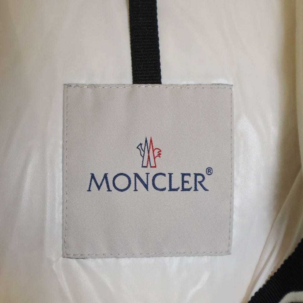 MONCLER(モンクレール) 19AW MONTCLA モンクラー ロゴテープ フーテッド ダウンジャケット ホワイト E20914194385