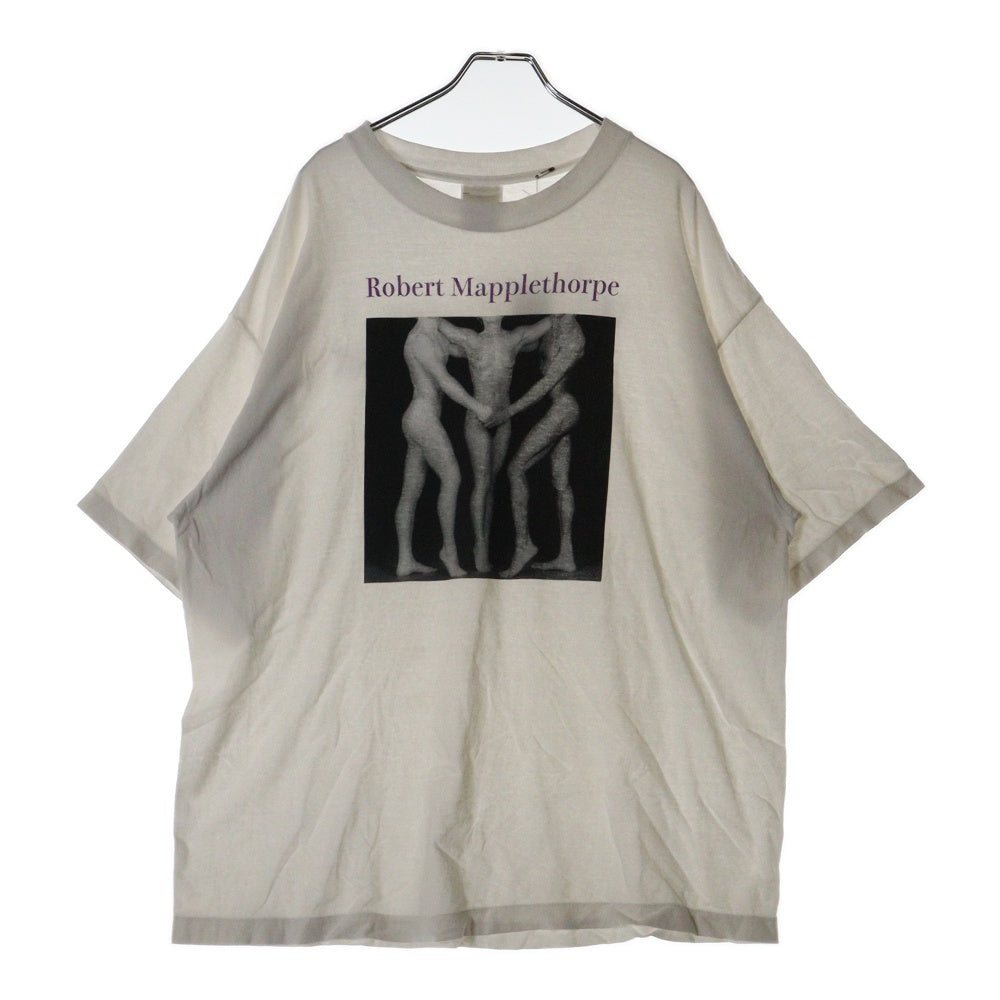 SAINT MICHAEL(セントマイケル) 25SS ×Robert Mapplethorpe EMBRACE MT_SS TEE ロバートメイプルソープ エンブレイス フォトプリント クルーネック 半袖Tシャツ SM-HR8-0000-C19