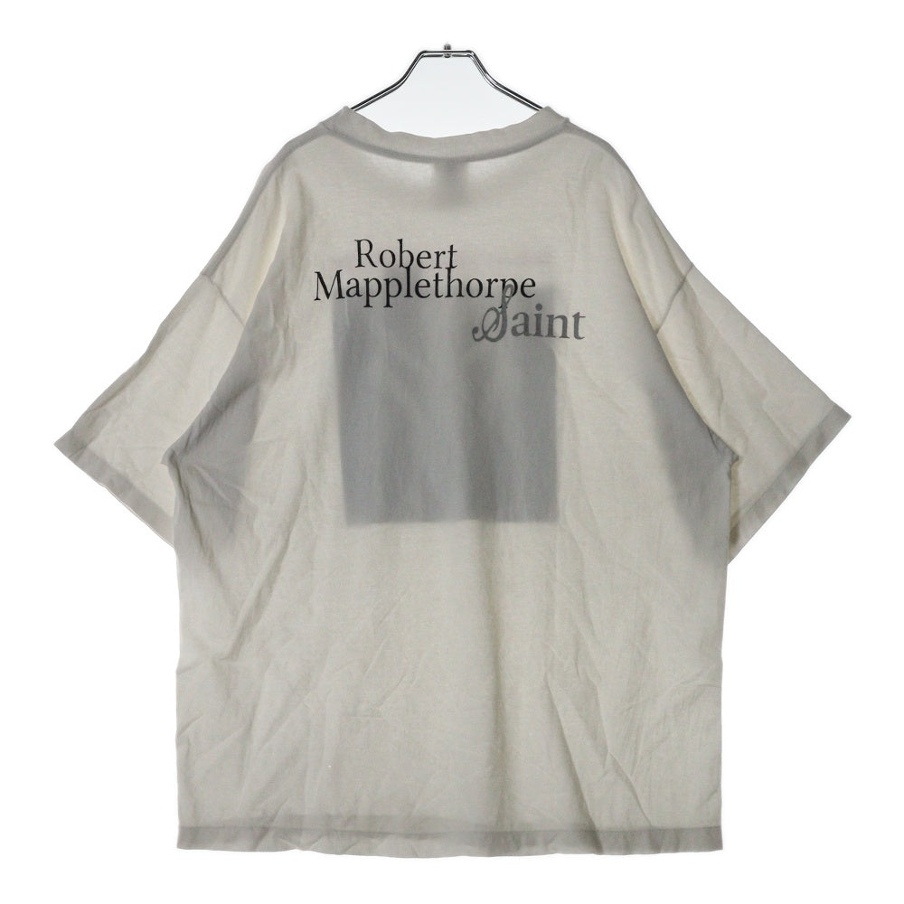 SAINT MICHAEL(セントマイケル) 25SS ×Robert Mapplethorpe EMBRACE MT_SS TEE ロバートメイプルソープ エンブレイス フォトプリント クルーネック 半袖Tシャツ SM-HR8-0000-C19