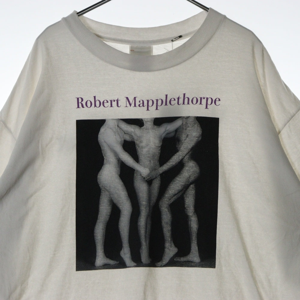 SAINT MICHAEL(セントマイケル) 25SS ×Robert Mapplethorpe EMBRACE MT_SS TEE ロバートメイプルソープ エンブレイス フォトプリント クルーネック 半袖Tシャツ SM-HR8-0000-C19