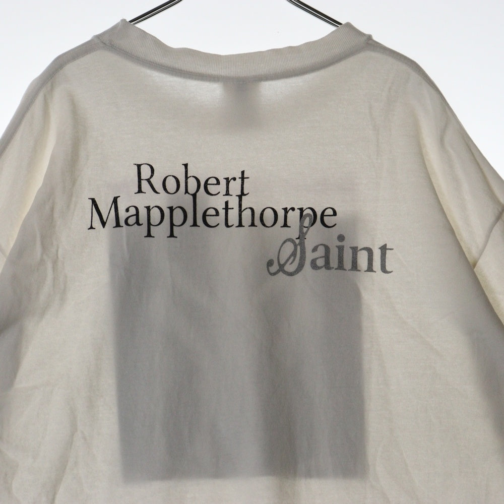 SAINT MICHAEL(セントマイケル) 25SS ×Robert Mapplethorpe EMBRACE MT_SS TEE ロバートメイプルソープ エンブレイス フォトプリント クルーネック 半袖Tシャツ SM-HR8-0000-C19