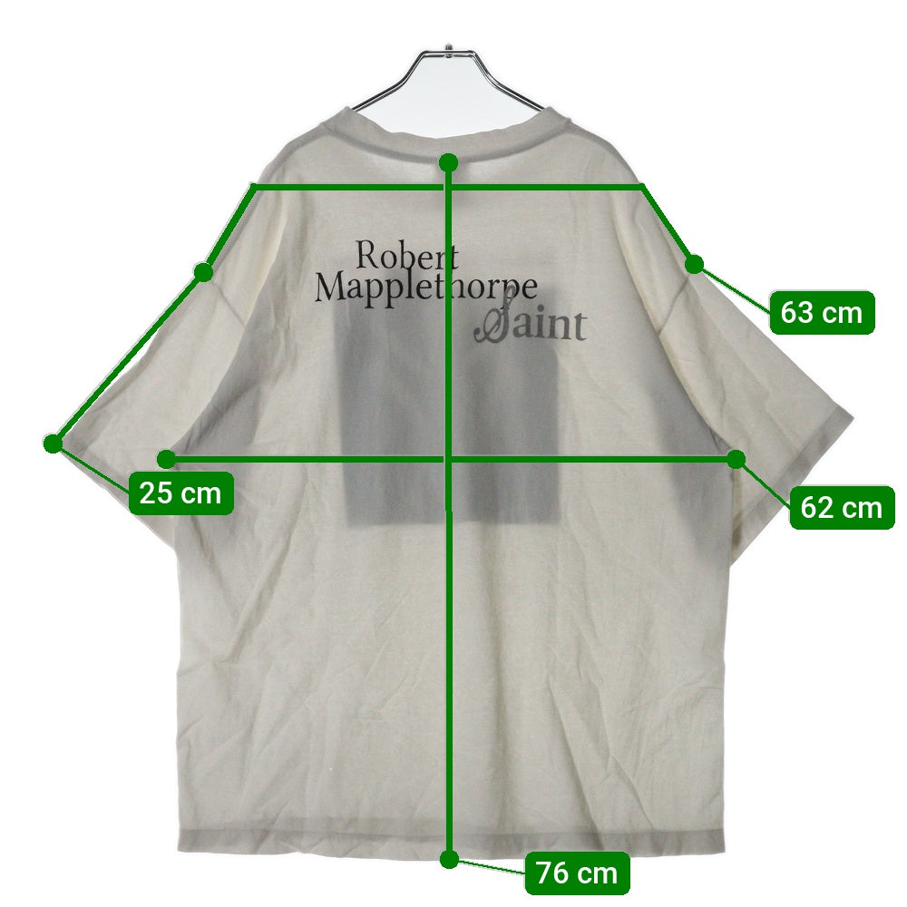 SAINT MICHAEL(セントマイケル) 25SS ×Robert Mapplethorpe EMBRACE MT_SS TEE ロバートメイプルソープ エンブレイス フォトプリント クルーネック 半袖Tシャツ SM-HR8-0000-C19