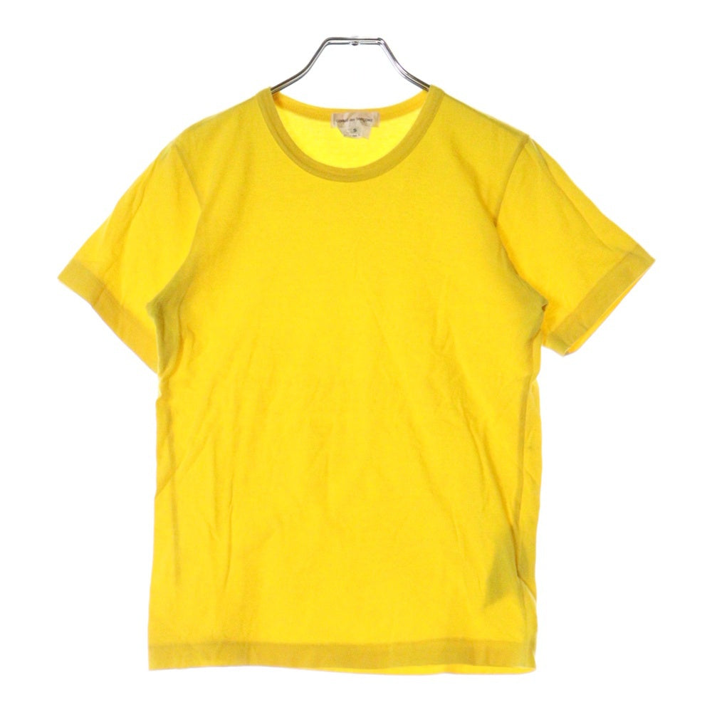 COMME des GARCONS(コムデギャルソン) 06SS AD2005 クルーネック ショートスリーブ カットソー 半袖 Tシャツ イエロー レディース GQ-T045