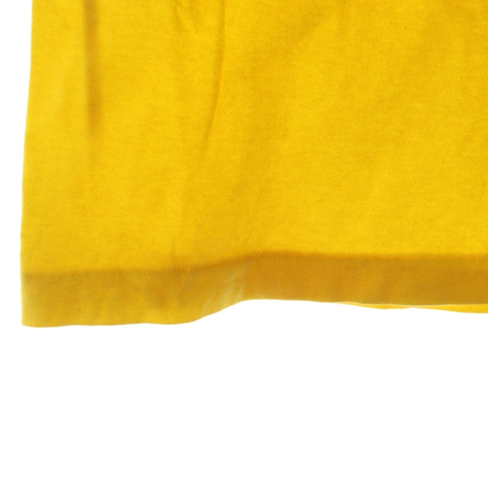 COMME des GARCONS(コムデギャルソン) 06SS AD2005 クルーネック ショートスリーブ カットソー 半袖 Tシャツ イエロー レディース GQ-T045