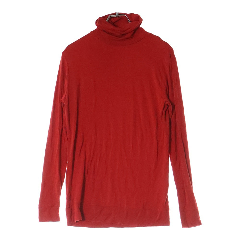 AMBUSH(アンブッシュ) レーヨン ストレッチ タートルネック ロングスリーブ カットソー 長袖 Tシャツ レッド レディース 12112070