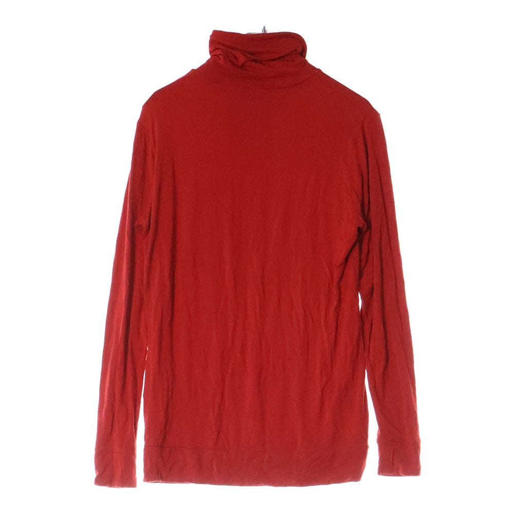 AMBUSH(アンブッシュ) レーヨン ストレッチ タートルネック ロングスリーブ カットソー 長袖 Tシャツ レッド レディース 12112070