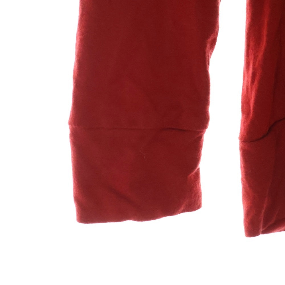 AMBUSH(アンブッシュ) レーヨン ストレッチ タートルネック ロングスリーブ カットソー 長袖 Tシャツ レッド レディース 12112070