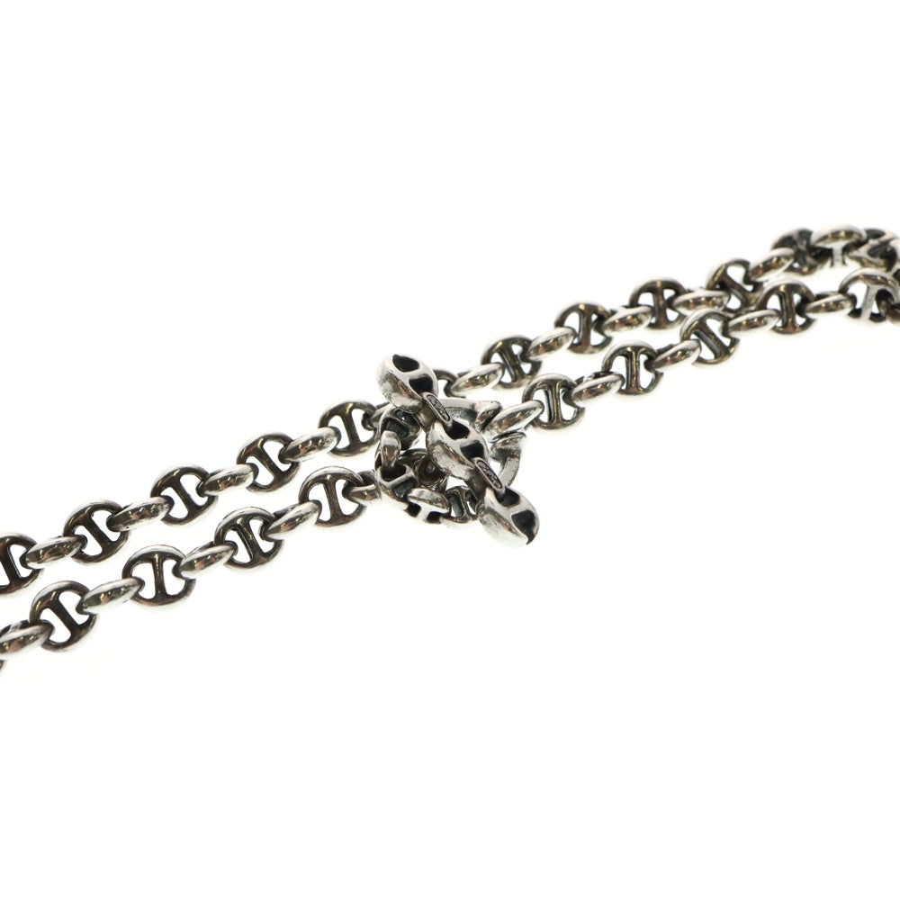 HOORSENBUHS(ホーセンブース) 5MM OPEN-LINK NECKLACE 6Pダイヤ オープンリンク ネックレス チェーン シルバー 9911700227