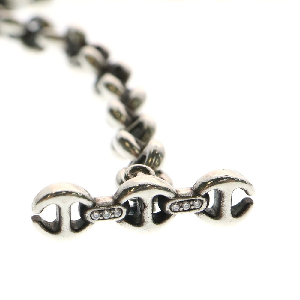 HOORSENBUHS(ホーセンブース) 5MM OPEN-LINK NECKLACE 6Pダイヤ オープンリンク ネックレス チェーン シルバー 9911700227