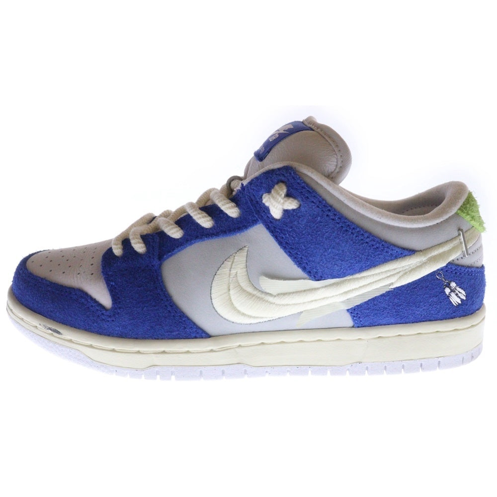 NIKE SB(ナイキエスビー) ×FLY STREETWEAR SB DUNK LOW GARDENIA フライ ストリートウェア SB ダンク ローカットスニーカー ガーデニア レディース US6/24cm DQ5130-400