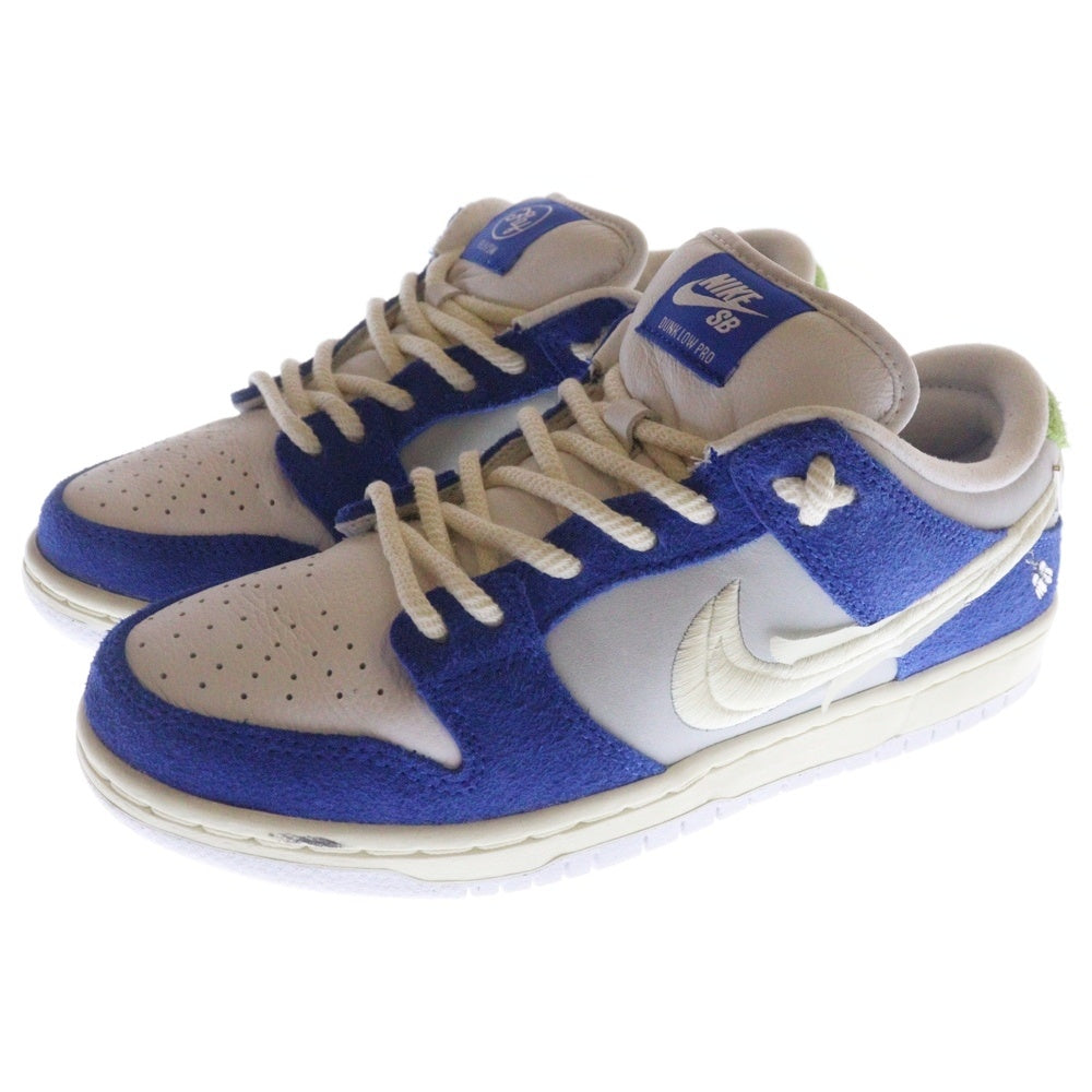 NIKE SB(ナイキエスビー) ×FLY STREETWEAR SB DUNK LOW GARDENIA フライ ストリートウェア SB ダンク ローカットスニーカー ガーデニア レディース US6/24cm DQ5130-400