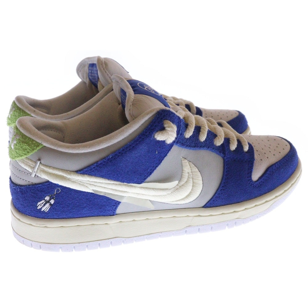 NIKE SB(ナイキエスビー) ×FLY STREETWEAR SB DUNK LOW GARDENIA フライ ストリートウェア SB ダンク ローカットスニーカー ガーデニア レディース US6/24cm DQ5130-400