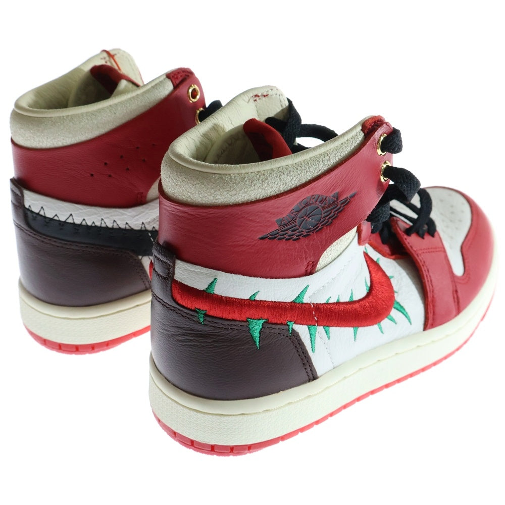 NIKE(ナイキ) ×TEYANA TAYLOR WMNS AIR JORDAN 1 HIGH ZOOM CMFT 2 GYM RED テヤナテイラー ウィメンズ エアジョーダン1 ハイカットスニーカー ズーム CMFT 2 FJ0604-601