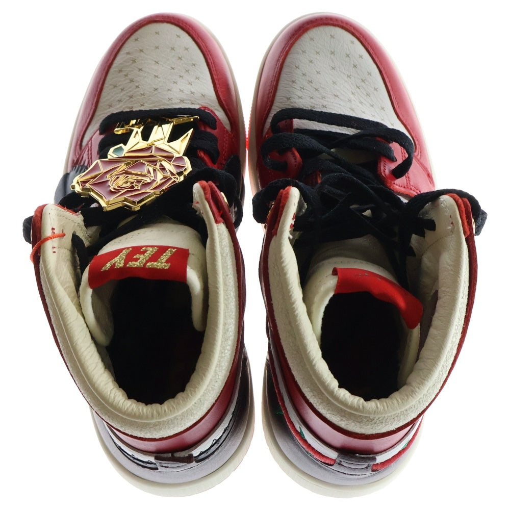 NIKE(ナイキ) ×TEYANA TAYLOR WMNS AIR JORDAN 1 HIGH ZOOM CMFT 2 GYM RED テヤナテイラー ウィメンズ エアジョーダン1 ハイカットスニーカー ズーム CMFT 2 FJ0604-601
