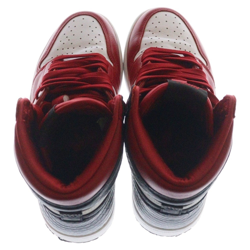 NIKE(ナイキ) WMNS AIR JORDAN 1 HIGH OG SATIN RED ウィメンズ エアジョーダン1 ハイカットスニーカー サテンレッド レディース US7/24cm CD0461-601