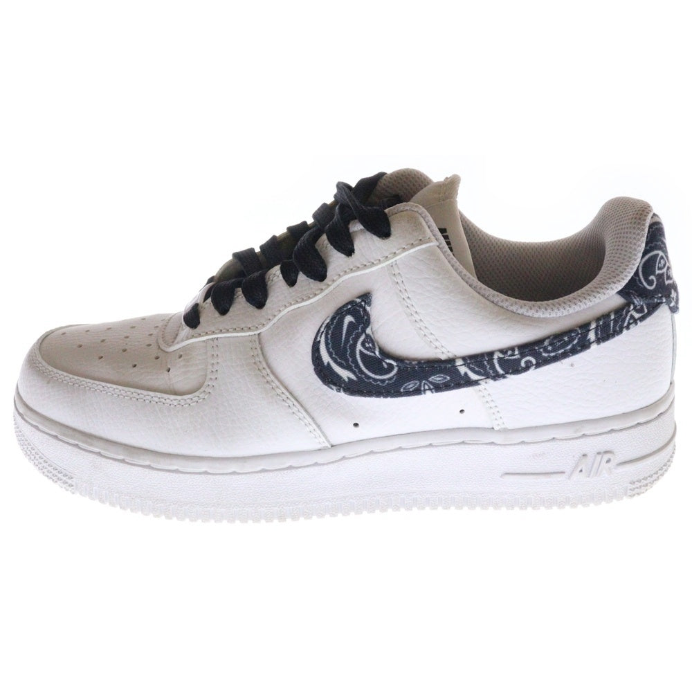 NIKE(ナイキ) WMNS AIR FORCE 1 LOW 07 ESSENTIAL BLACK PAISLEY ウィメンズ エアフォース1 ローカットスニーカー レディース US7/24cm DH4406-101